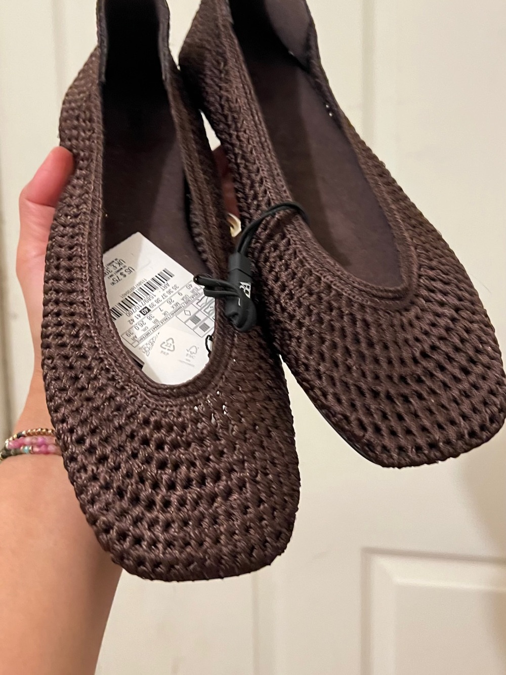 ZARA BRAIDED BALLET FLATS - Picture 5 of 5